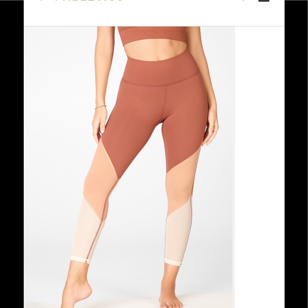 Fabletics Zone High Waisted 7/8 Leggings Size XXS